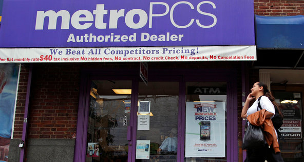 A MetroPCS store in Manhattan.