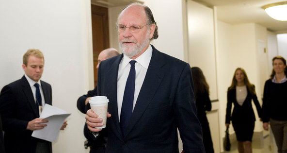 Jon S. Corzine, former chief of MF Global, arrived to testify at a House Agriculture Committee hearing.