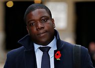 The former UBS trader Kweku Adoboli arriving at court in London on Monday.