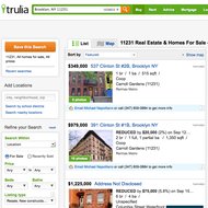 Trulia, a real estate information site.