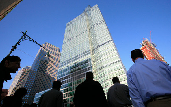 The headquarters of Goldman Sachs in New York.