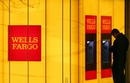 Wells Fargo reported that the bank's mortgage business slowed.