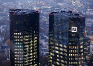 The headquarters of Deutsche Bank in Frankfurt.