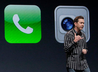 Scott Forstall at an Apple event in September.