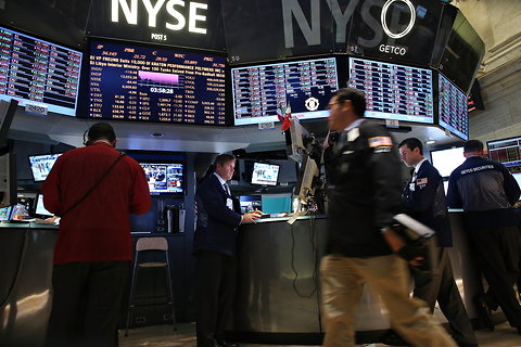 Traders at the New York Stock Exchange in August.