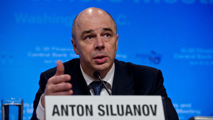 Anton Siluanov.(AFP Photo / Nicholas Kamm)