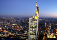 The Frankfurt headquarters of Commerzbank, Germany's second-largest lender.