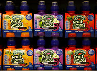 Fruit Shoot juice drink, manufactured by Britvic.