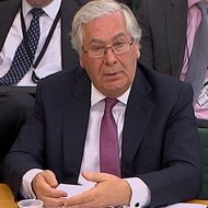 Mervyn A. King, governor of the Bank of England, addressed a parliamentary committee on Tuesday.