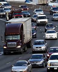 Holiday traffic near Washington, D.C.