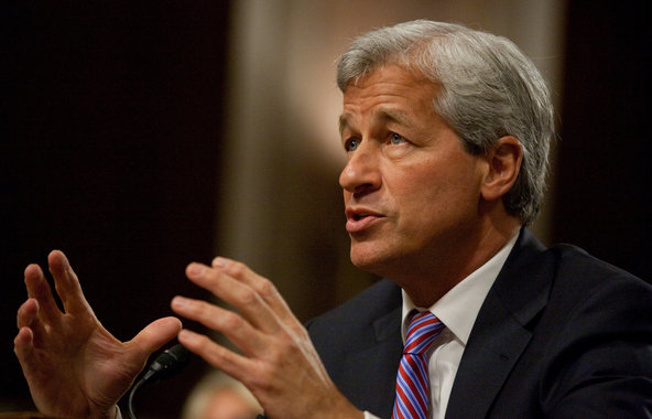 Jamie Dimon, chief of JPMorgan Chase, answered questions before a Senate committee on Wednesday.