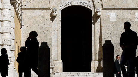 Monte dei Paschi bank headquarters, Siena, Italy. © Max Rossi