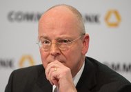 Commerzbank's chief, Martin Blessing, did receive an increase in his base pay.