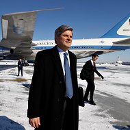 Steve Case, a co-founder of AOL, arrived in Cleveland aboard Air Force One in February 2011.