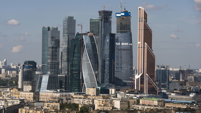 View of the Moscow International Business Center. (RIA Novosti/Evgeny Biyatov)