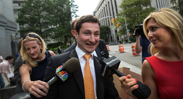 Fabrice Tourre, a former Goldman Sachs trader, outside a Manhattan federal court on Monday.