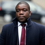 Kweku Adoboli arriving at court in London on Tuesday. He was sentenced to seven years in jail.