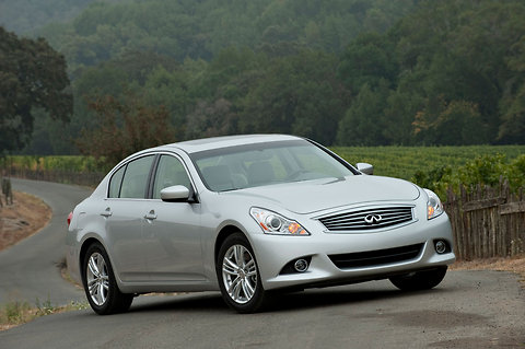 The Infiniti that the writer leased.