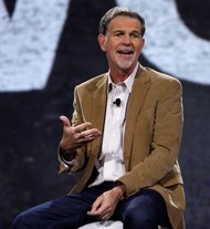 Reed Hastings, chief of Netflix, used Facebook to brag about his company.