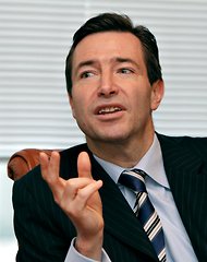 John Ridding, the current chief executive of The Financial Times, was promoted to lead the FT Group that includes The Financial Times.