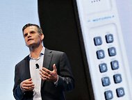 On Wednesday, Motorola's chief, Dennis Woodside, introduced three smartphones under the Razr brand that will become available for Verizon customers.