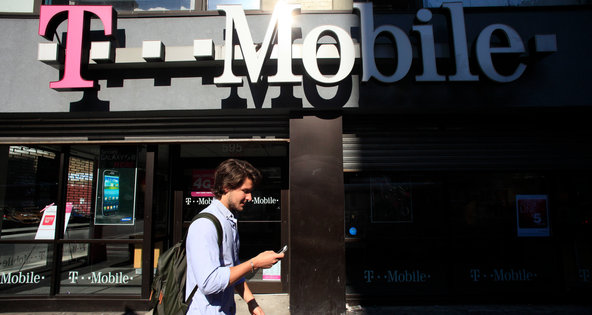 A T-Mobile store in New York.