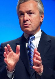 John G. Stumpf, Wells Fargo's chief executive, posted a 22 percent rise in earnings for the quarter.