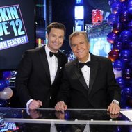 Before his death in April, Dick Clark, right, appeared at the most recent New Year's Eve celebration with Ryan Seacrest.