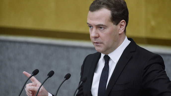 Russian Prime Minister Dmitry Medvedev (RIA Novosti / Ramil Sitdikov)