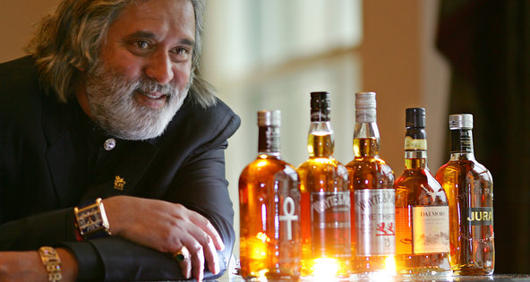 The Indian billionaire Vijay Mallya, owns a 28 percent stake in United Spirits, in 2007.