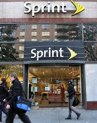 A Sprint store on the Upper East Side of Manhattan.