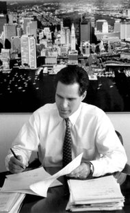 Mitt Romney at Bain Capital in 1993. Mr. Romney has largely avoided getting into the details of the private equity business.