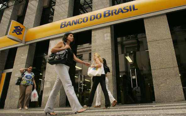 A branch of Banco do Brasil in Rio de Janeiro.