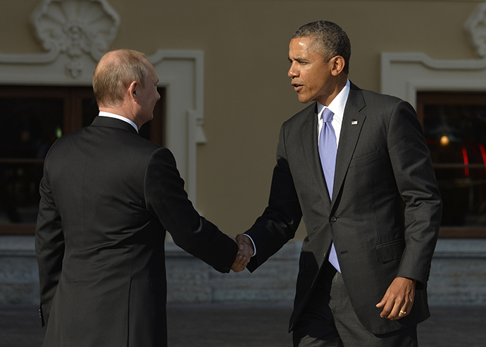 Russia’s President Vladimir Putin (L) and US President Barack Obama (AFP Photo / Eric Feferberg)