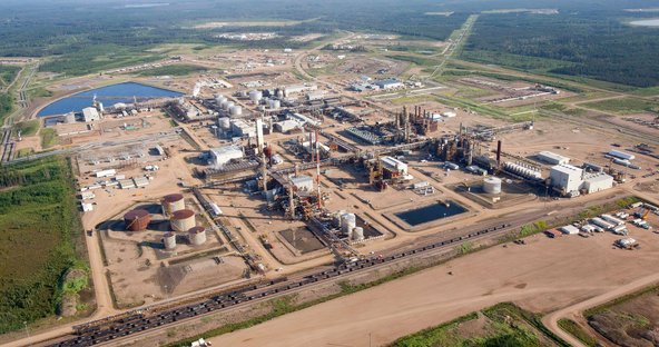 A Nexen oil sands facility in Alberta. The company is being acquired by the China National Offshore Oil Corporation.
