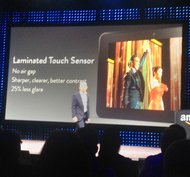 Mr. Bezos discussing the Kindle Fire HD.
