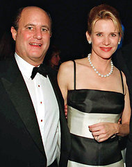 Patricia Duff was the third wife of Ronald Perelman. They are shown here in 1996. They were married for a year and a half.