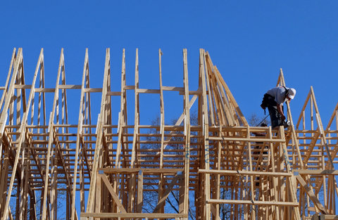 Home construction this spring in Matthews, N.C., near Charlotte.