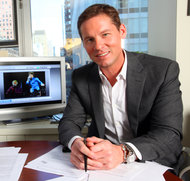 David Zinczenko in his office at Men's Health in 2010. He now operates his own company, Galvanized Media.
