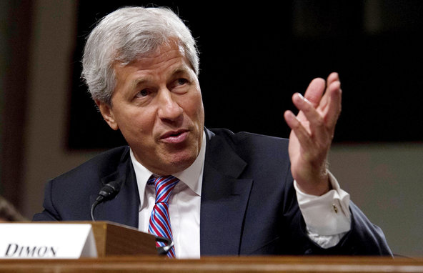 Jamie Dimon, chief of JPMorgan Chase, at a Senate panel last year.