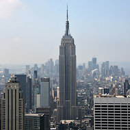 The 102-story Empire State Building at Fifth Avenue and 34th Street in Manhattan.
