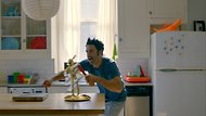 The Web site Fab.com is testing advertising on television with a commercial that shows an unkempt young man in a dumpy apartment transforming his surroundings by touching his possessions.