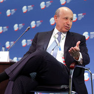 Lloyd C. Blankfein, the chief of Goldman Sachs, spoke at an economic forum in St. Petersburg, Russia, in June.