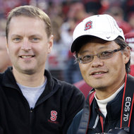 Yahoo's co-founders, Jerry Yang, right, and David Filo, own about 10 percent of the company.