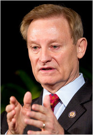 Representative Spencer Bachus, the chairman of the House Financial Services Committee.