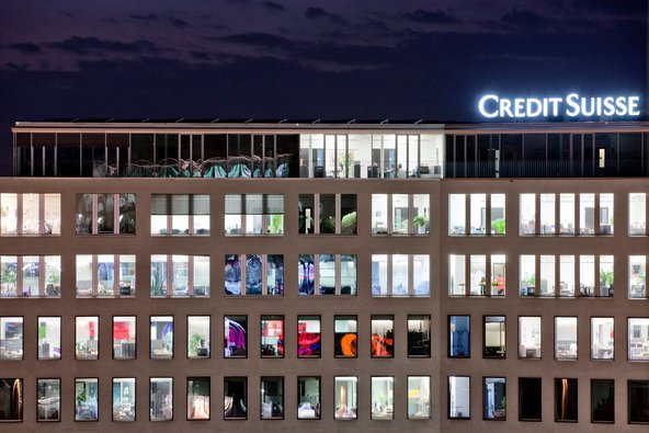 The Credit Suisse building in Zurich, Switzerland.