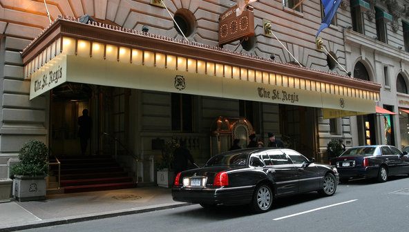 The St. Regis Hotel in Manhattan was the site of a black-tie dinner for Kappa Beta Phi, whose members were told “what happens at the St. Regis stays at the St. Regis.”