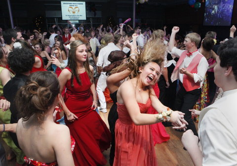 Prom goers in Michigan in 2012.