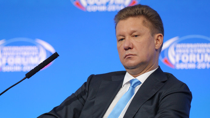 Chairman of the Board of Russian energy company Gazprom Alexey Miller. (RIA Novosti/Mihail Mokrushin)