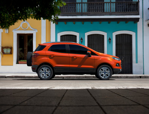 The EcoSport launched by Ford on Wednesday.